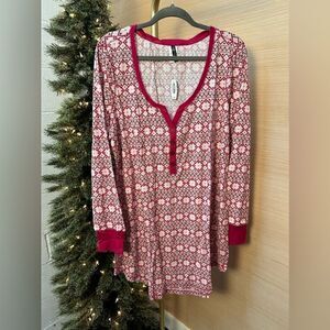 19- NWT Adore Me long sleeve night gown